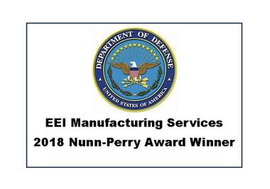 EEI Manufacturing Services announced as 1 of 10 Awards winners Nationally
