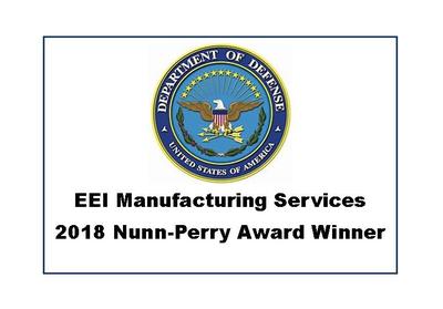 EEI Manufacturing Services announced as 1 of 10 Awards winners Nationally